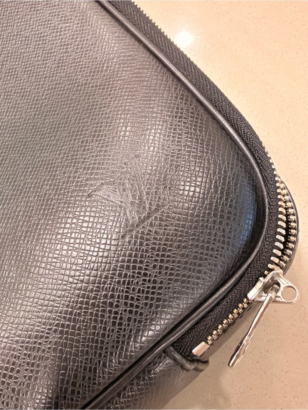 Louis Vuitton Vintage Port Ordinateur Odessa Aldoise Briefcase in Taiga Leather